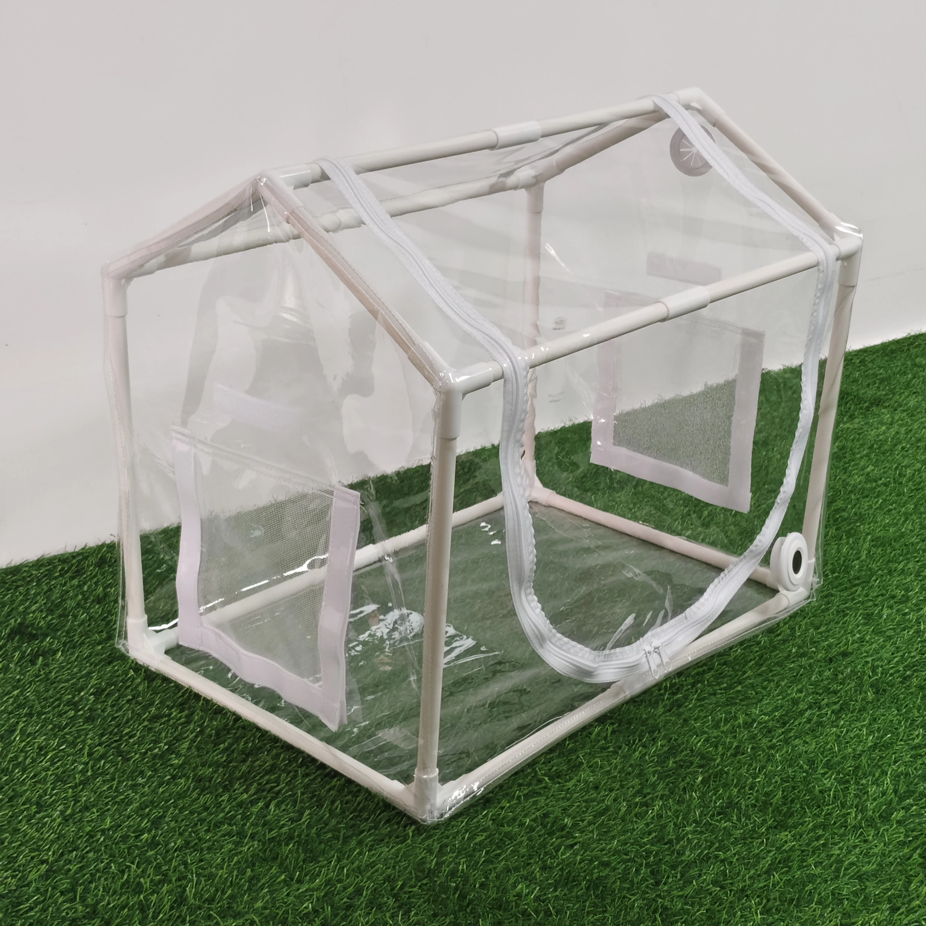 Mini Indoor Succulent Greenhouse | Thermometer Included, Transparent PVC Cover, Temperature & Humidity Control