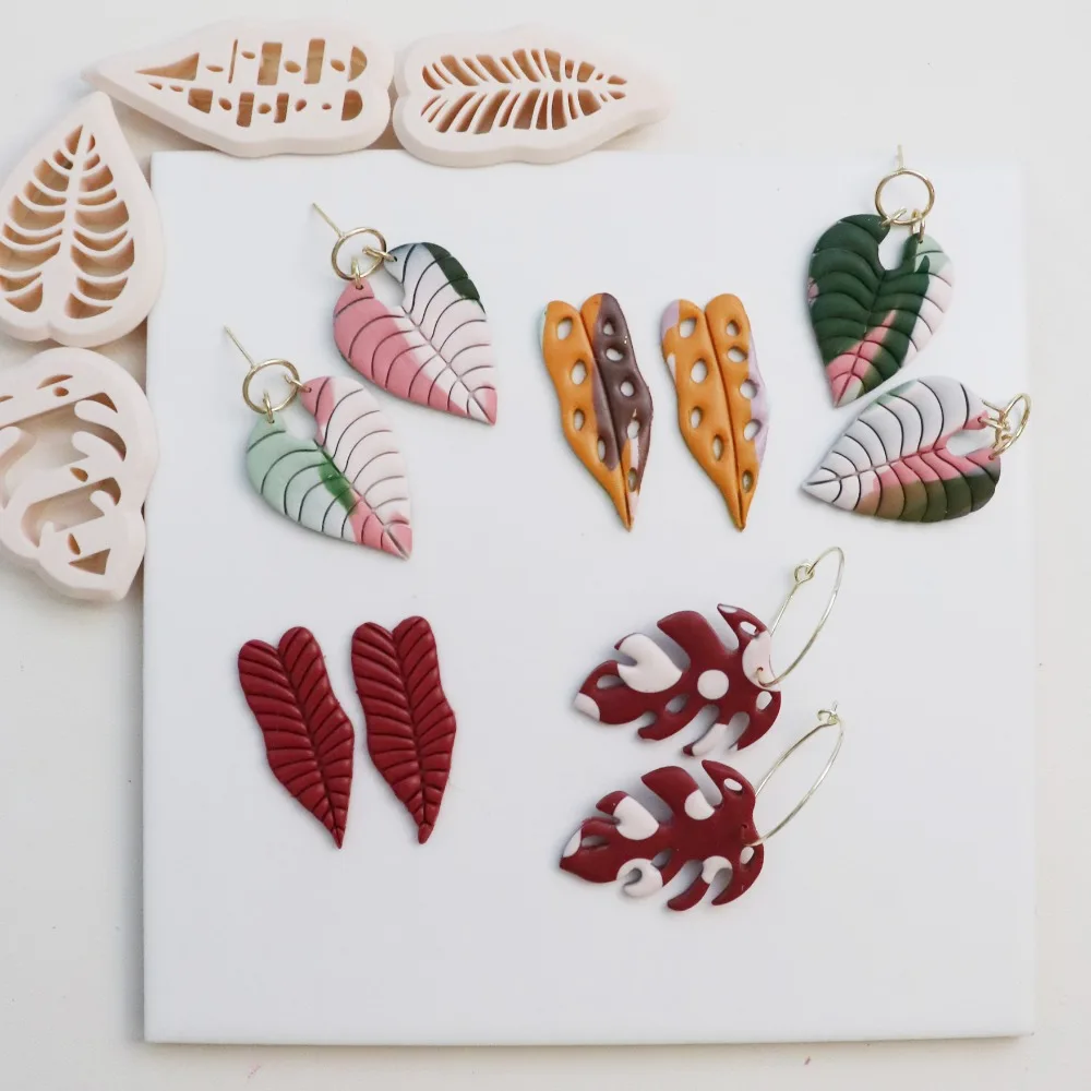 coupe-argile-polymere-feuille-tropicale-04mm-moule-de-decoupe-de-styliste-poterie-en-ceramique-argile-boucle-d'oreille-collier-porte-cles-outil-pendentif