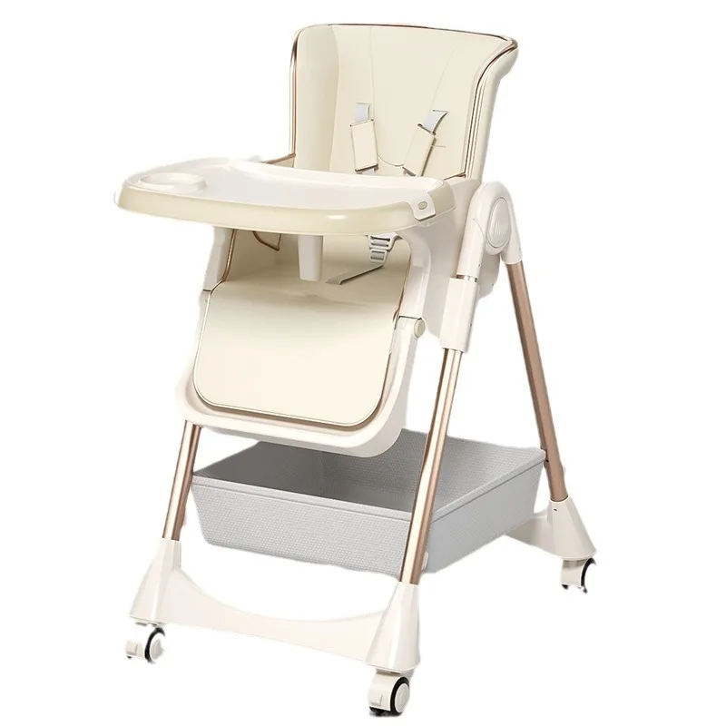 어린이용 식탁의자 아기 식탁의자 다기능 접이식 휴대용 아기 식탁의자
