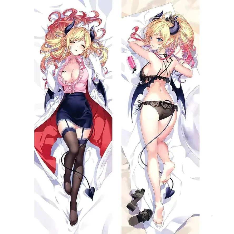 

Yuzuki Anime Choco Vtuber Dakimakura Body Pillow Case Cover Otaku Waifu Bedding Hing Throw 2-Sided Print