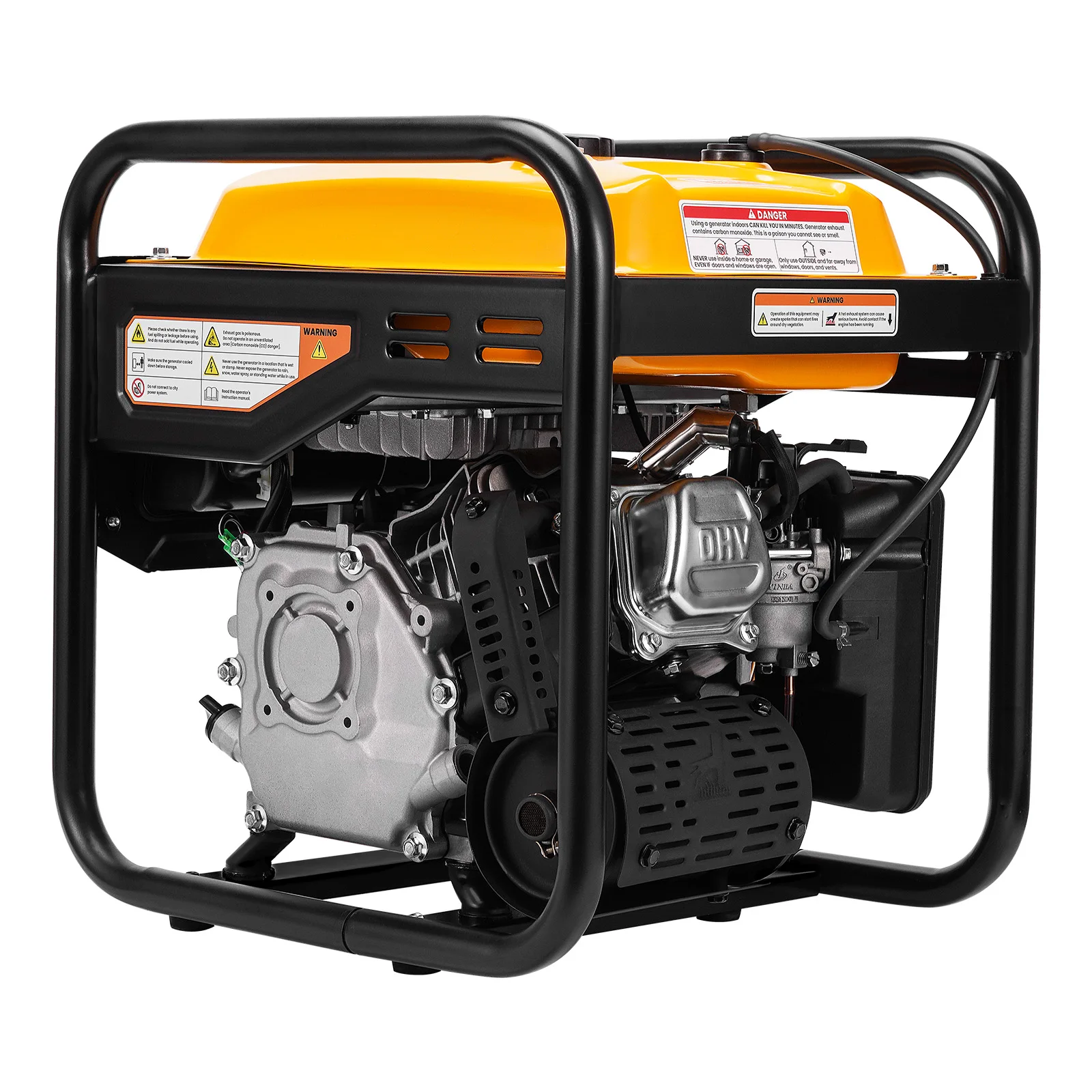 

Quiet 72dB 3500W Gas Generator Inverter Portable Power Station ECO Mode EPA