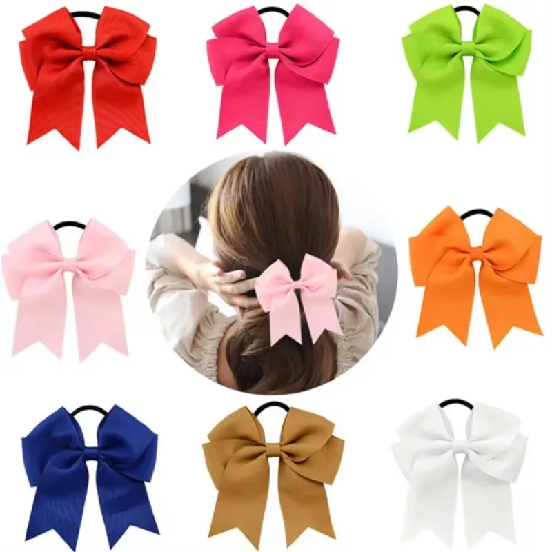 

Bow Tie Headband Women Ponytail Holder Elastic Hair Bands Rubber Rope Hairbands Girls Headdress Scrunchies Hair Accessories