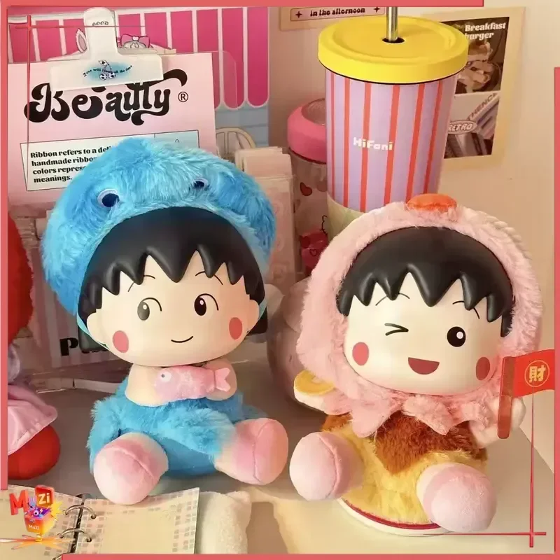 لطيف حقيقية الكرز ماروكو دبوس Xiaodou M Lewan سلسلة المطاط صندوق أعمى زخرفة الشكل لطيف دمية قلادة ديكور فتاة هدية