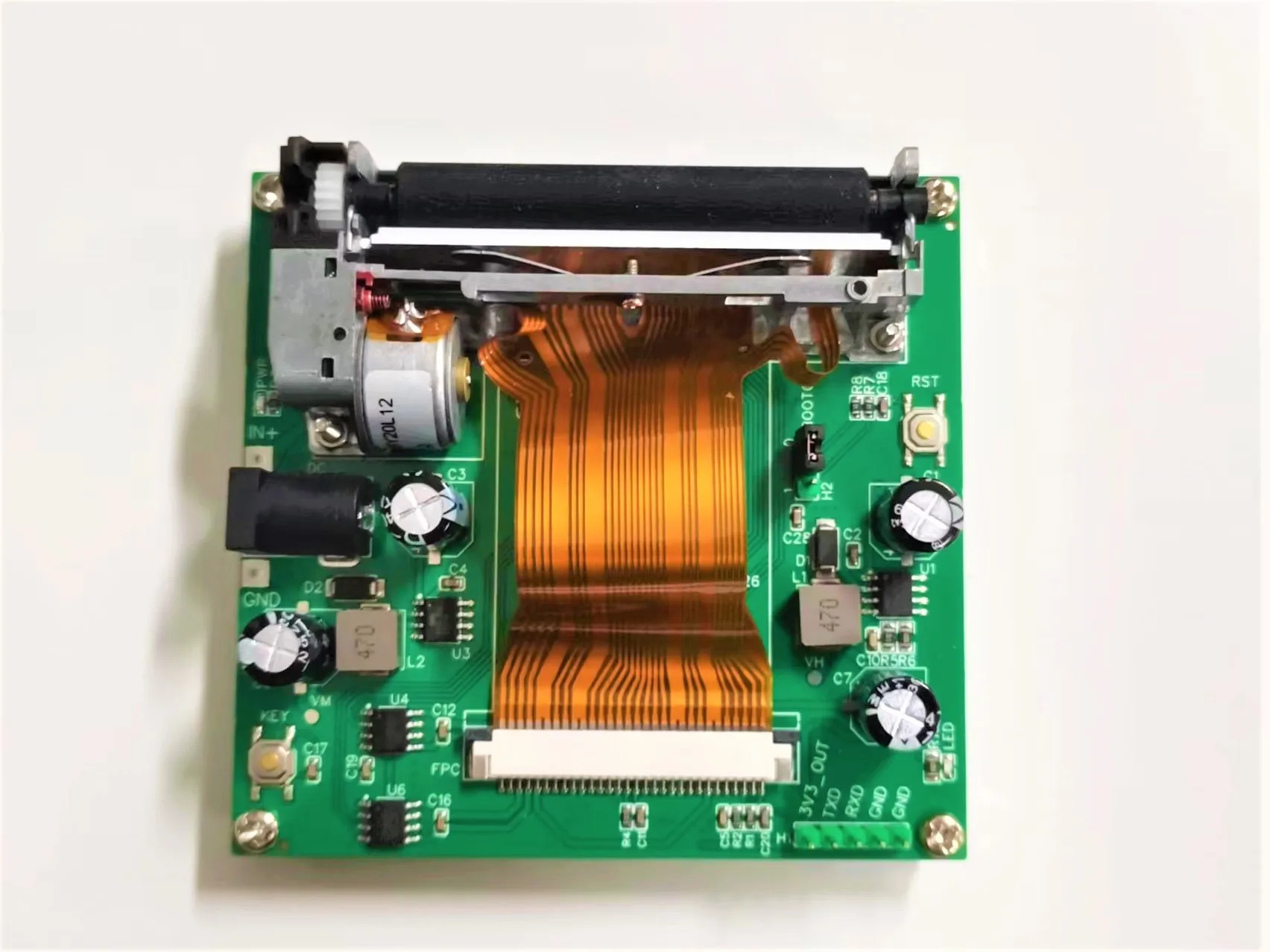 Serial printer spore thermal development board AT instruction printing stm32 secondary development with tutorial materials