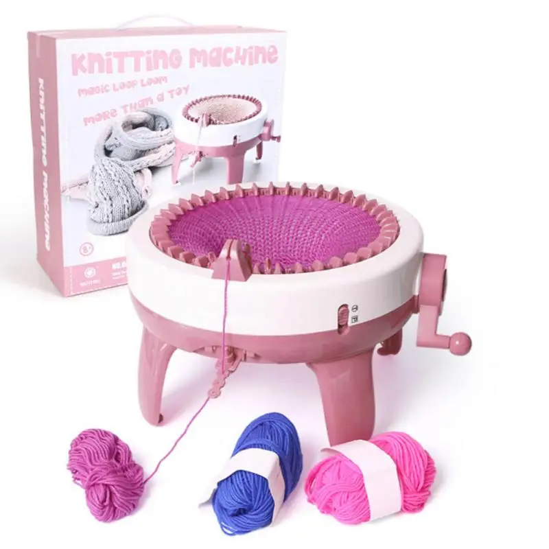 Sentro Knitting Machine Craft Project 40 Needle Hand Knitting Machine Kit for Knitting Craft Such as Scarves/Hats/Sweaters/Glove