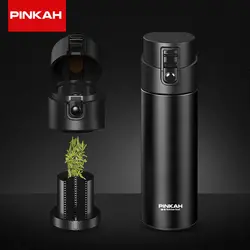 PINKAH Lightweight Inverted Tea Special Thermos Flask 304 Stainless Steel Large Capacity Portable Straight Vacuum Kettle 530ml