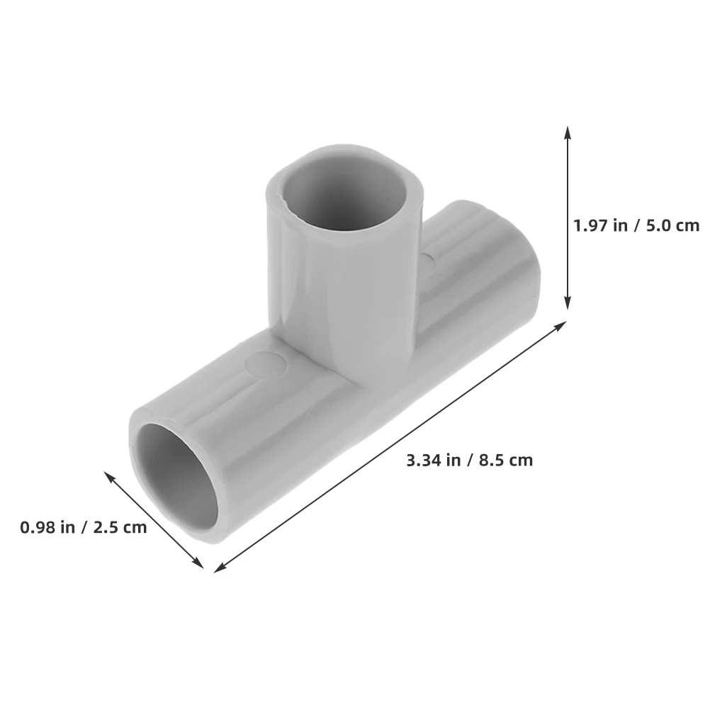 2 個ベビーサークルパイプ継手ベビー 3 ウェイティーコネクタ家具グレードのプラスチックパイプコネクタベビーセーフティフェンスアクセサリー