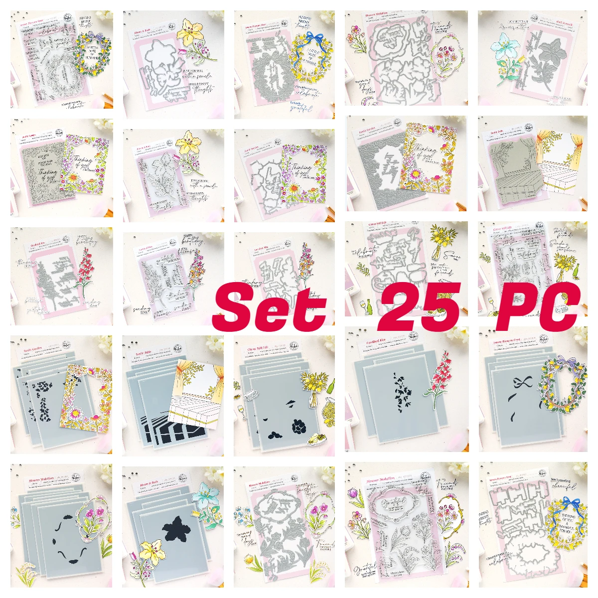 Sunlit Table Bloom & Buds Metal Cutting Dies Scrapbooking DIY Album Make Paper Card Embossing Craft Decor Cut Die 2026 New