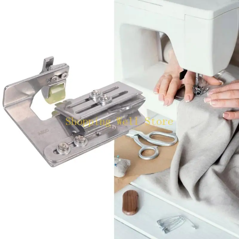 KX4B Industrial Flatbed Sewing Machine Quilting Presser Foot Width Adjustable Double Layer Ruffling Presser Foot Attachment view 5