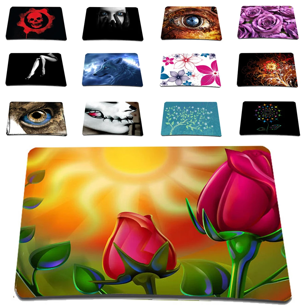 

Non-Slip Mousepad Print Small Mouse Pad Rubber Gaming Carpet PC Gamer Accessorios Desk Alfonbrilla Para Mouse Pads Mause Playmat