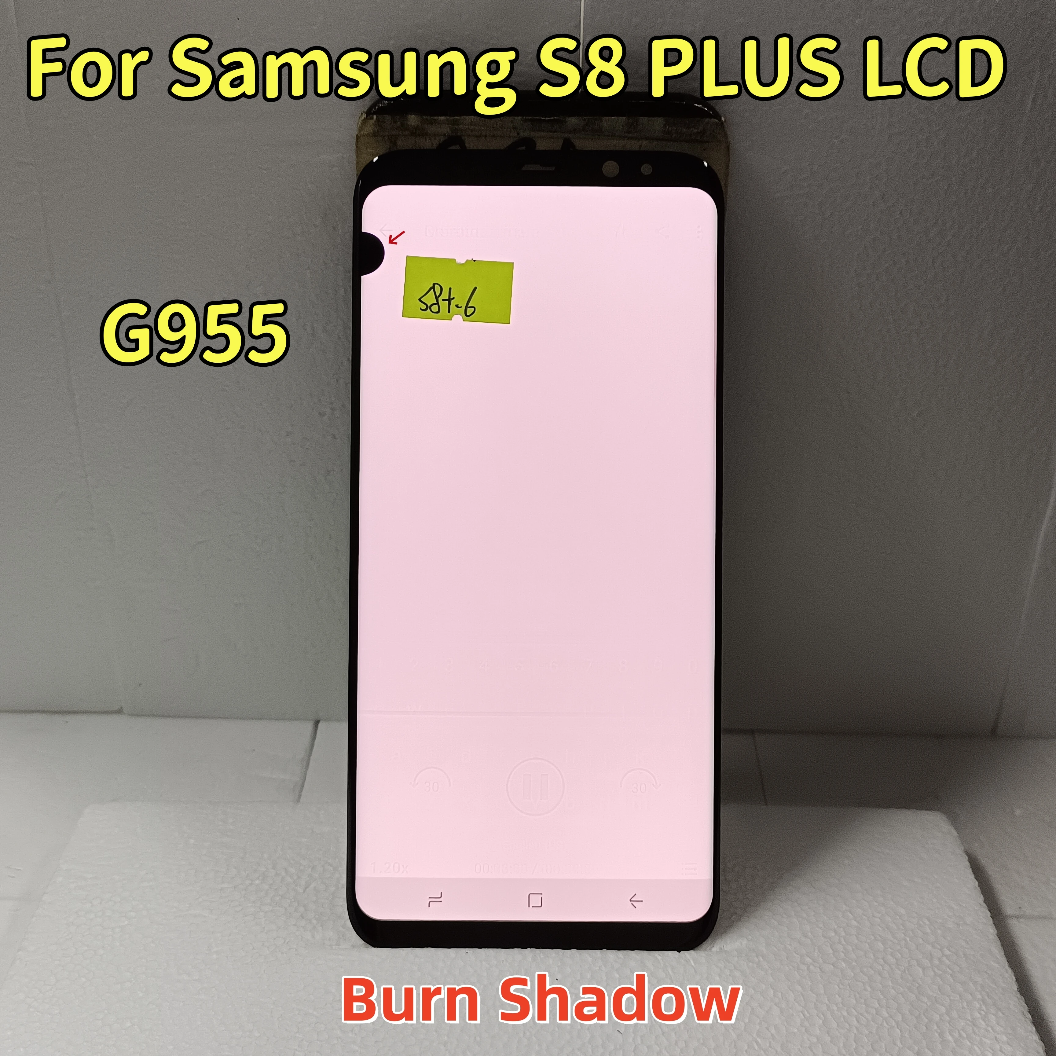 

FOR S8 Plus Display For Samsung Galaxy S8 Plus G955 G955F LCD For Galaxy S8 Plus Display Touch Screen Digitizer With Black Dots