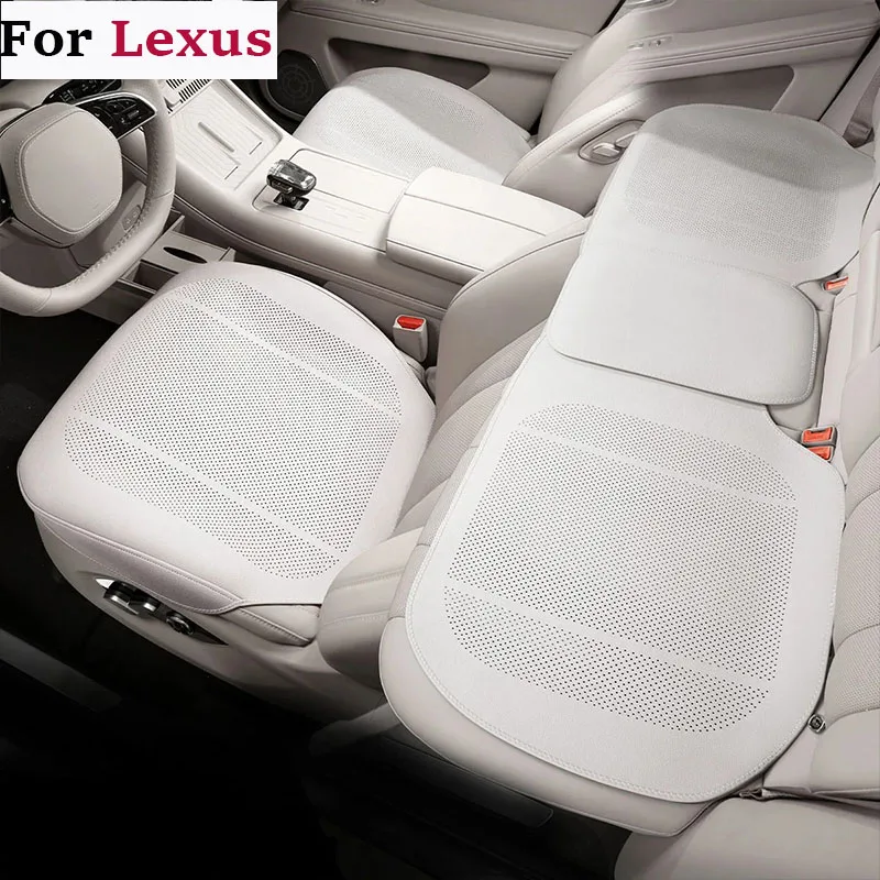 جديد الجلود غطاء مقعد السيارة الفاخرة تنفس المقعد الأمامي حامي وسادة لكزس NX GS RX IS ES GX LX RC 200 250 350 LS 450H