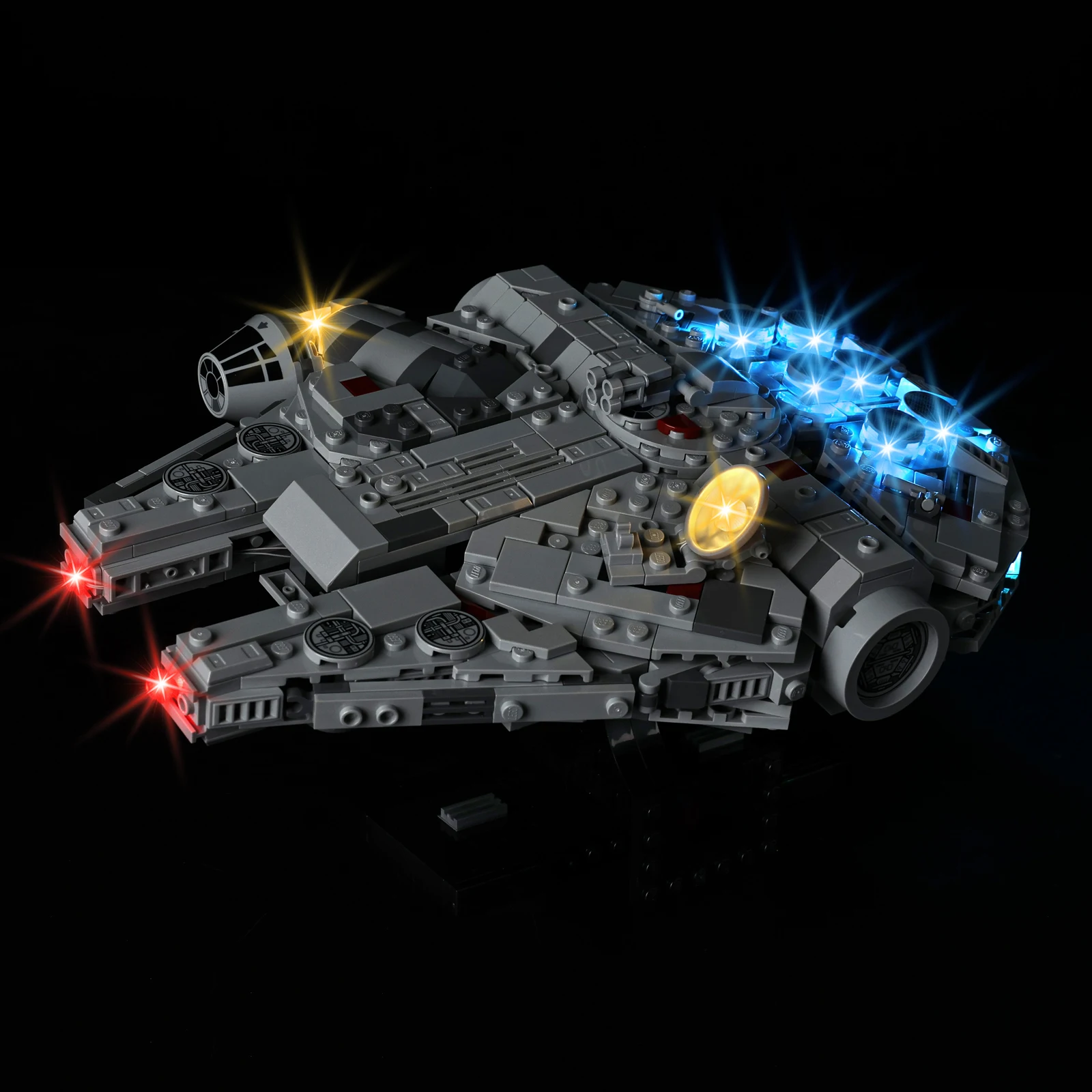 レゴ-スターウォーズ-ミレニアム・ファルコン-75375-ビルディングブロックに適したモデルledライトセットはありません
