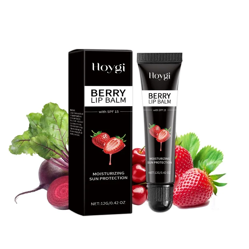 สี Berry Lip Balm Lightening Lip Lines Long Lasting Hydrating Repair เพิ่มความยืดหยุ่นลิปสติก Hydrate สาวน่ารัก