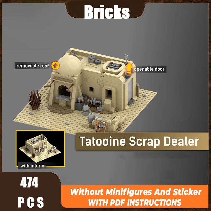 

Exquisite New Product MOC Building Blocks Planet Movie Scene Model Technology Modular Children's Toy Gift DIY Assembly Set