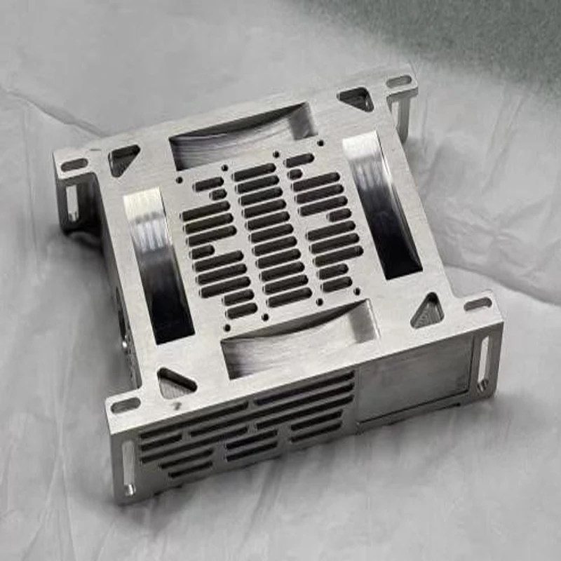Custom Aluminum alloy heat dissipation shell cnc milling machining with natural anodized/powder coating