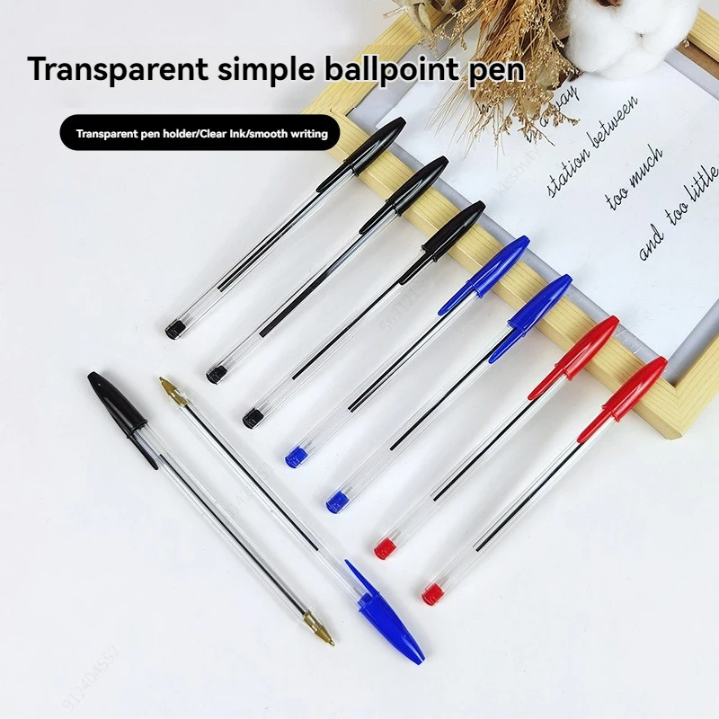 Comfort Ballpoint Pen, Medium Point, 1.0mm, for Smooth Writing And Journaling, Black/Blue/Red Ink,10/15 Count