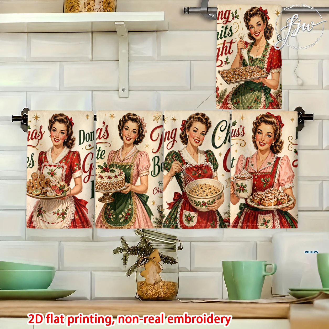 6-delige vintage kerstkeuken h - Kitchen Baking Equipment recensie en prijs