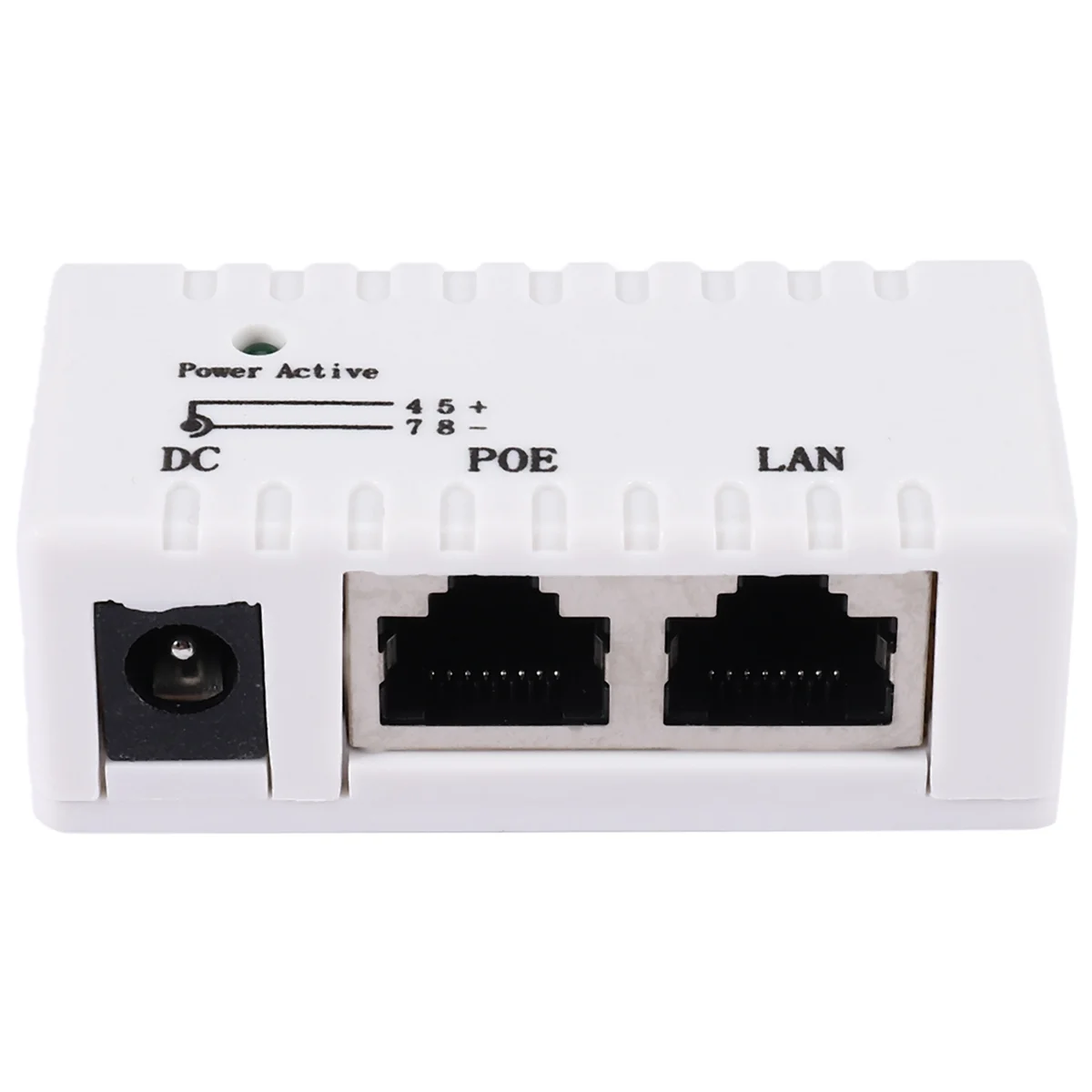 Poe Splitter Poe Injector Rj45 Dc 5.5Mm x 2.1Mm Input Passive Poe Injector Splitter Adapter Connector For Ip Network