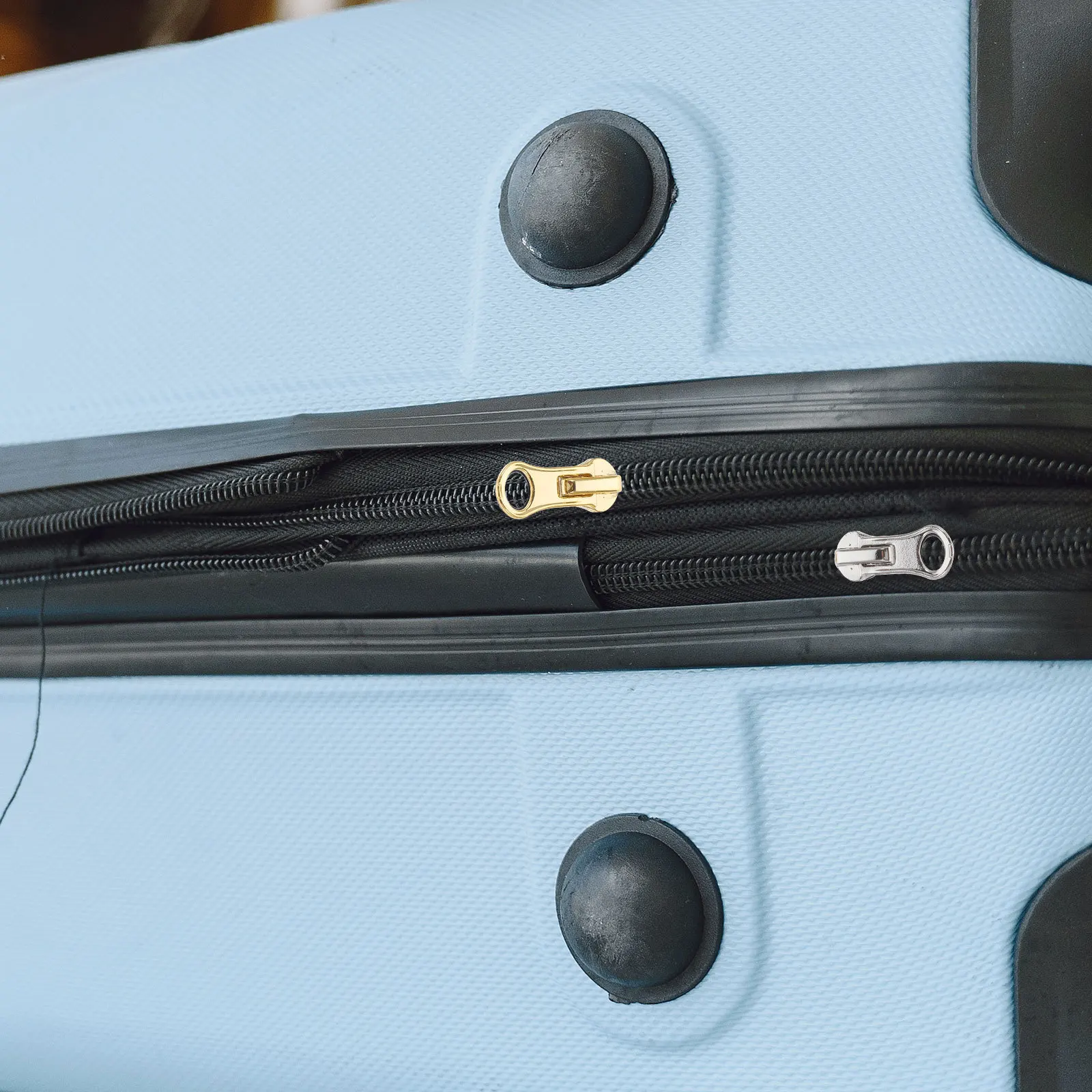 

10Pcs Iron Zipper Pulls Replacement Zipper Slider Repair Kit for Handbags Clothing Storage Protection Bags DIY Sewing Projects