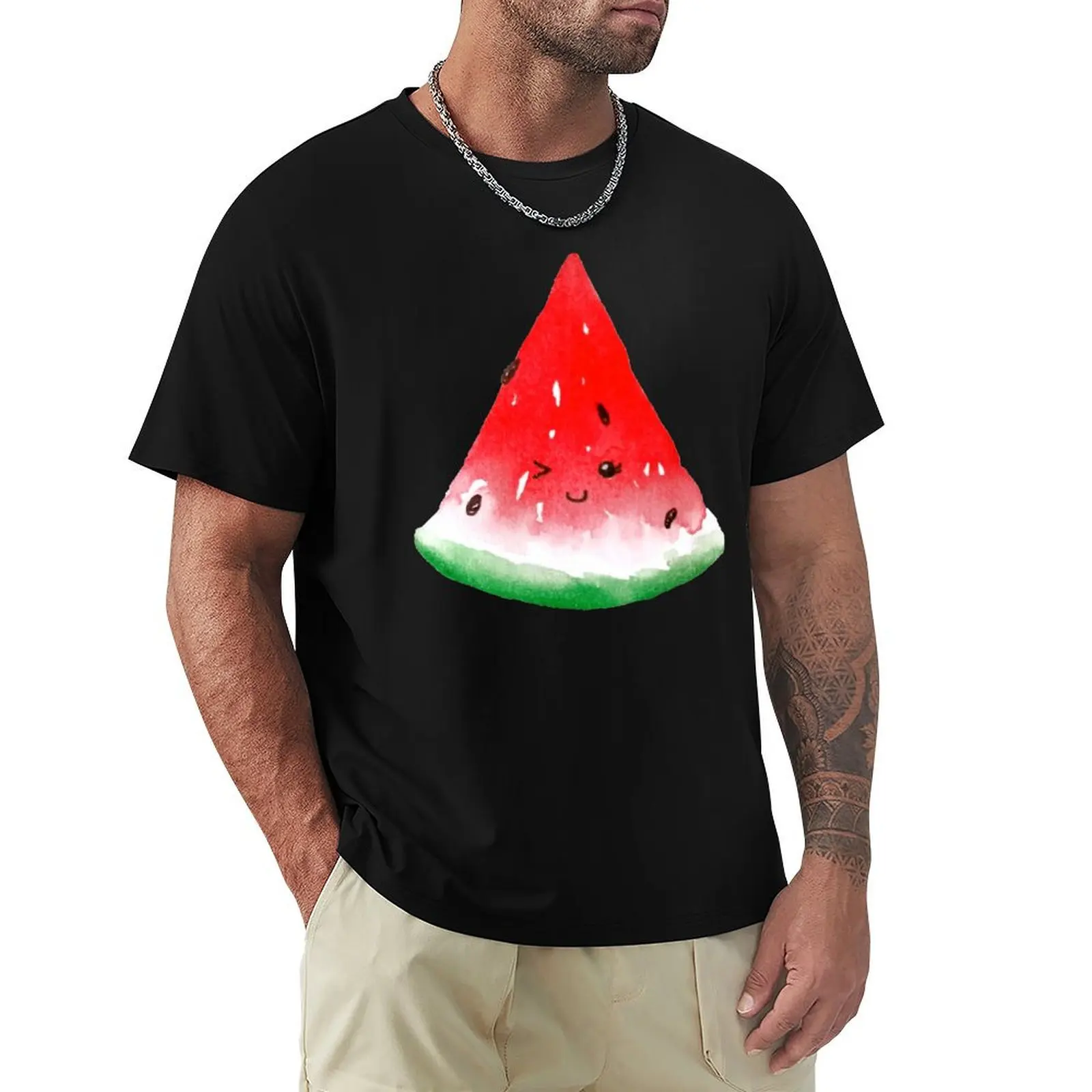 

Cute Watermelon T-Shirt shirts graphic blue lock sweat sports fans mens graphic t-shirts big and tall