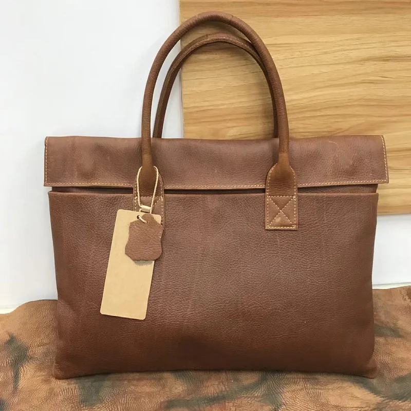 Echt leder Executive Aktentaschen für Männer Business Handtasche Mann Büro Laptop tasche Vintage Kuh Leder männliche Einkaufstasche