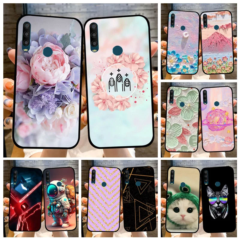 Funda de teléfono para Alcatel 1SE 2020, funda 5030F 5030U de silicona suave pintada, bonita funda de TPU para Alcatel 1SE Light Fundas 4087U Capa
