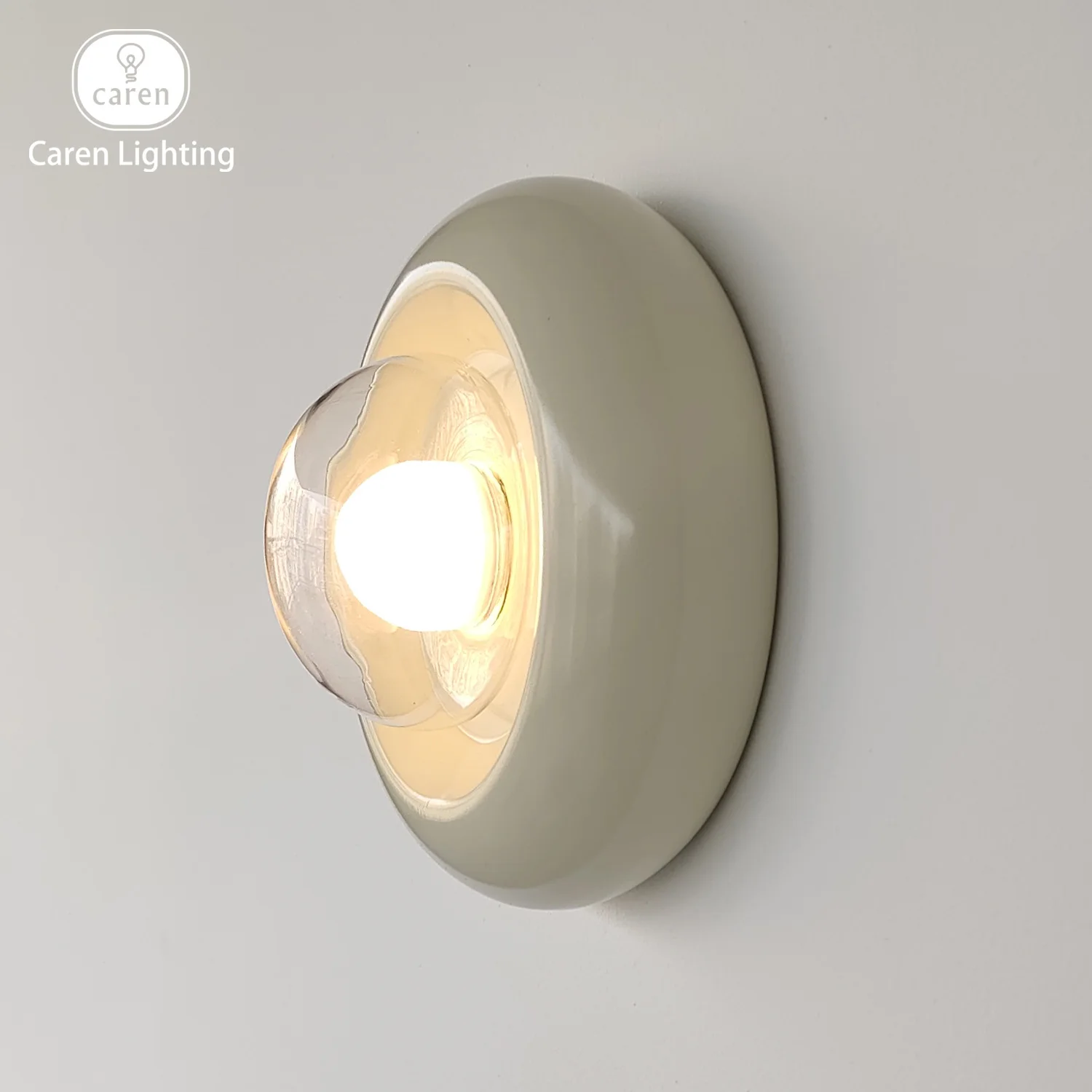 Caren Lighting Futurism Wall Sconces Lighting Design Glass Electroplating LED Bauhaus Contemporary Modern Cozy Light Fixture