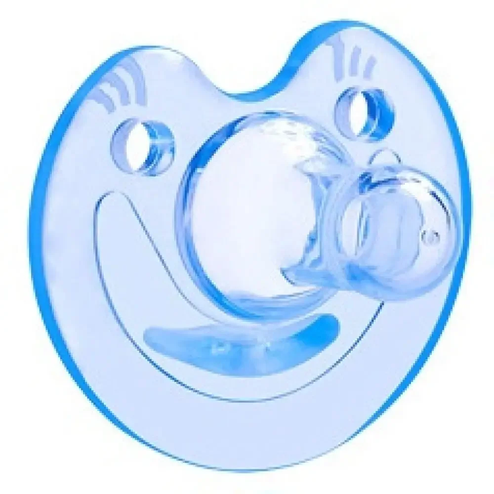 0–3 Jahre runder Silikon-Schnuller, Baby-Beißring, Bär, Smiley, Katze, Silikon-Schnuller, Bisphenol-frei, perfektes Geschenk für Neugeborene