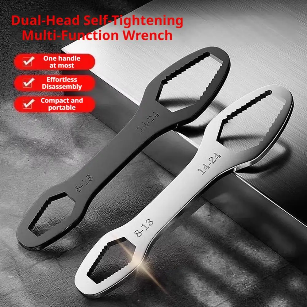NEW 3-17mm Universal Torx Wrench Self-tightening Adjustable Glasses Wrench Board Double-head Torx Spanner Hand Tools for Factory