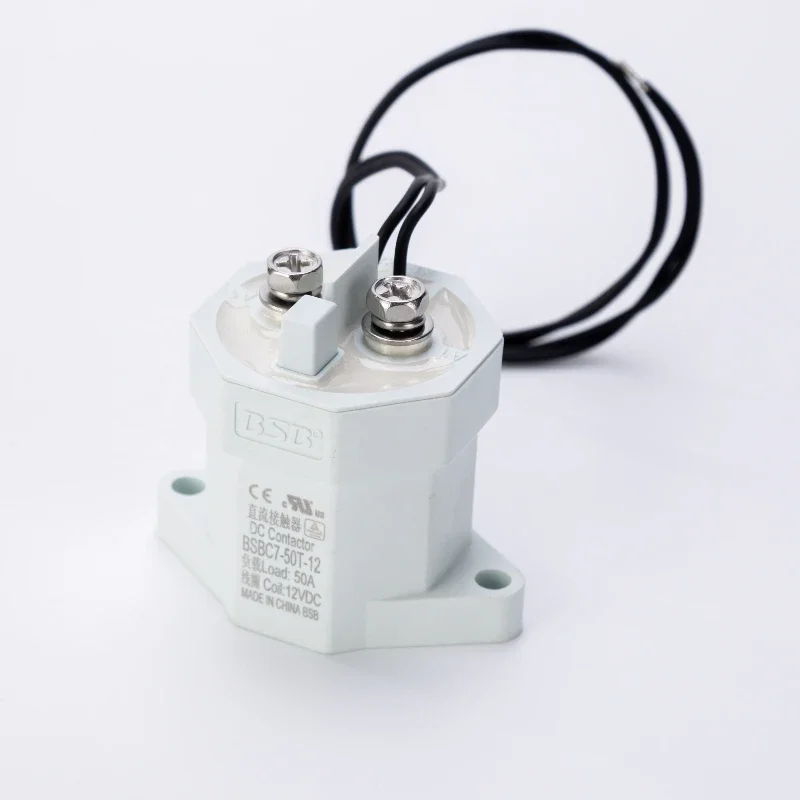 

High Voltage DC Contactor 50A 450V 750V 1000V coil voltage 12V 24V 48V 72V relay for EV charging Energy storage BSBC7-50