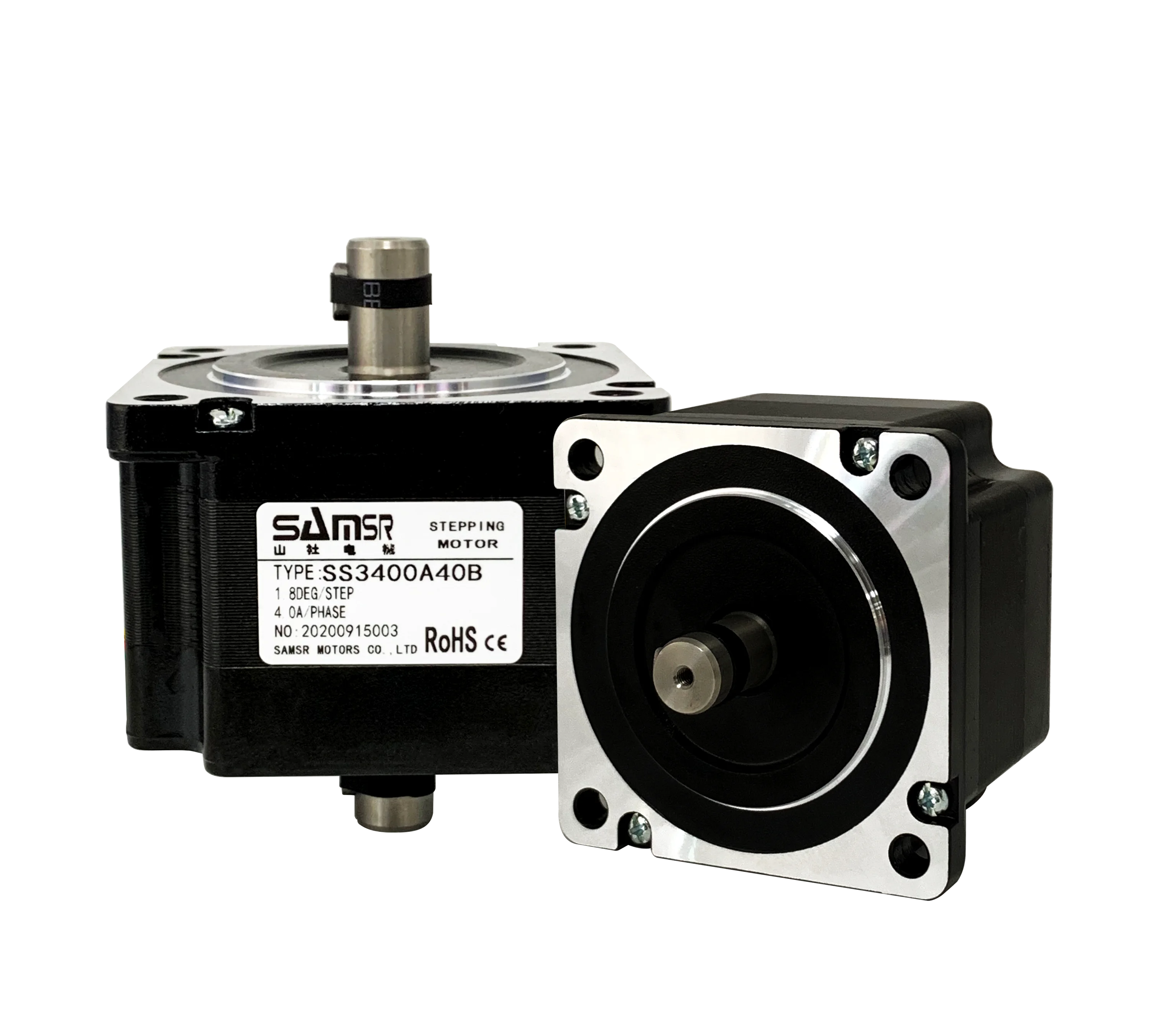 

xmsj4A 34 Двухвалальный шаговый двигатель 3 Нм 86 мм Шаговый приводной двигатель с ключом Двойной вал