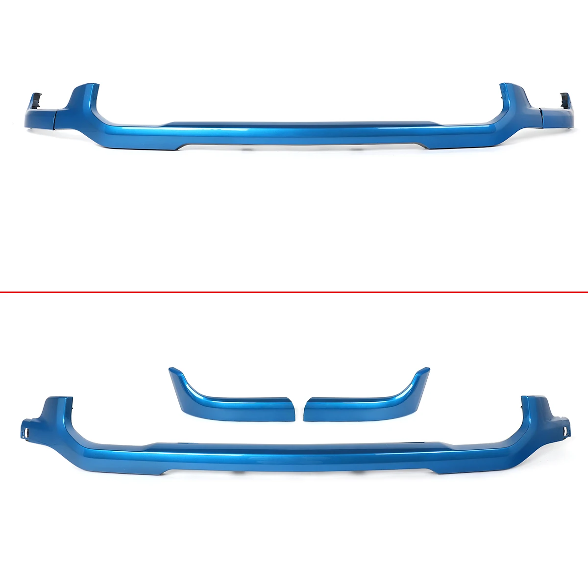 المصد الأمامي لـ RAM 2500 3500 مقسم الكسوة السفلية 2020 2021 2022 2023 2024 مصبغة الديكور الكسوة المائية الأزرق اللؤلؤ #5