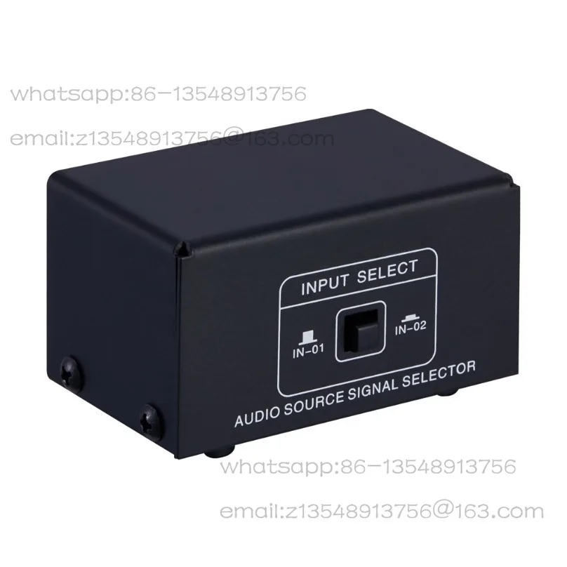 2 in 1 out or 1 in 2 out, audio source signal selection switcher, earphone, speaker switcher, no output loss