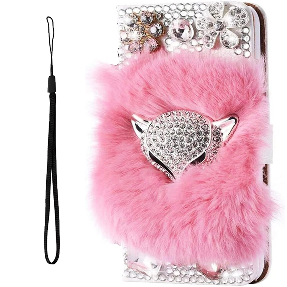 

Fur Leather Wallet Flip Case For Samsung Galaxy A15 A13 A14 A23 A34 A51 A52 A53 A54 A71 S23 S24 S25 Ultra S22 Plus S21 FE Bag