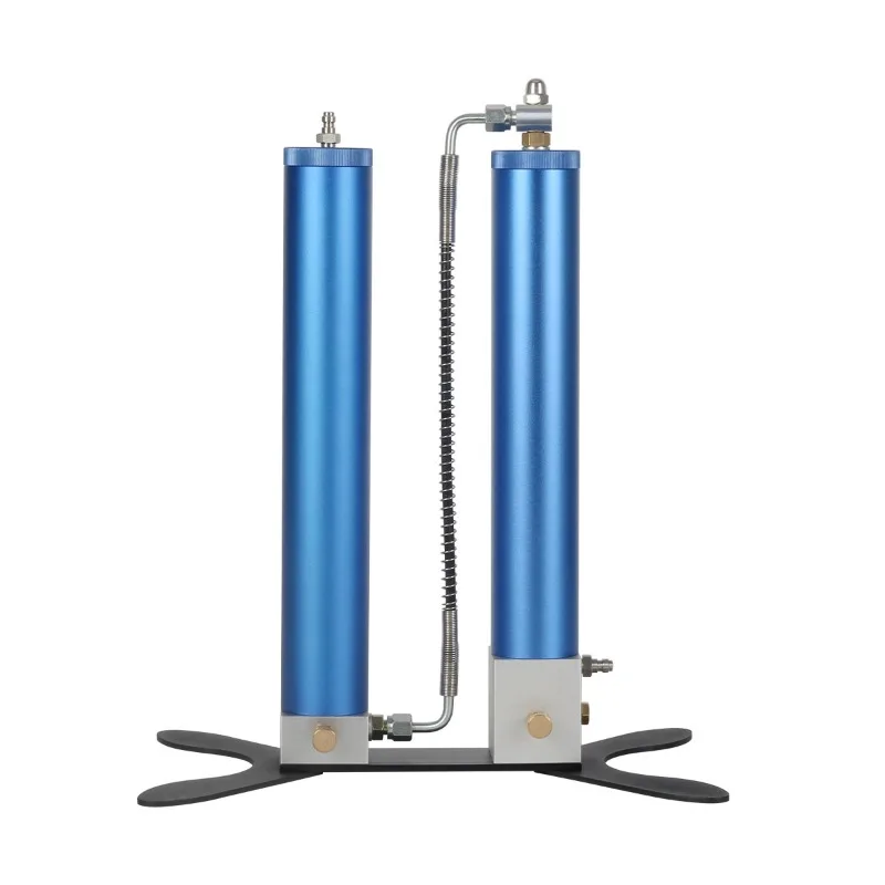 Gas cylinder external dual-tube vertical oil-water separator with 30MPA high pressure