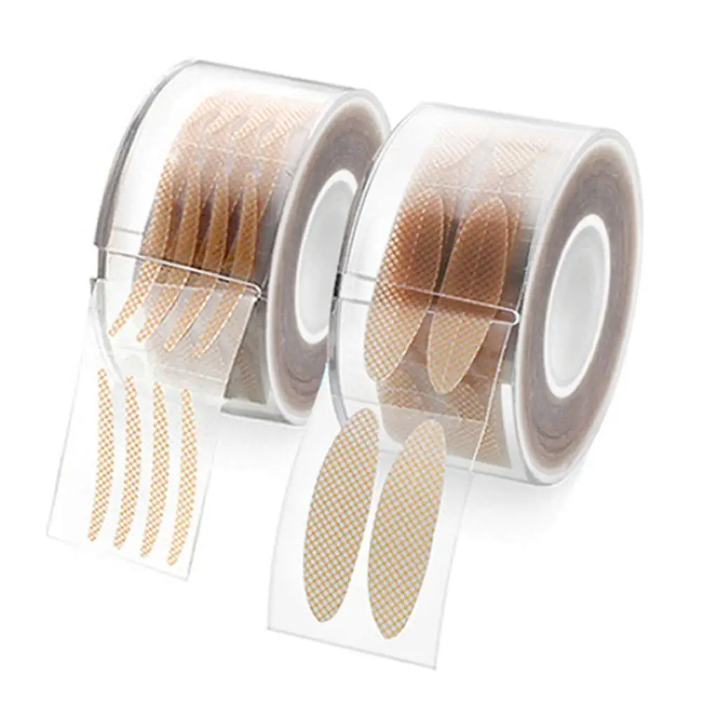 600PCS/Roll Makeup Clear Gray Beige Eyelid Stripe Big Eyes Invisible Double Fold Eyelid Shadow Tape Sticker Beauty Tool