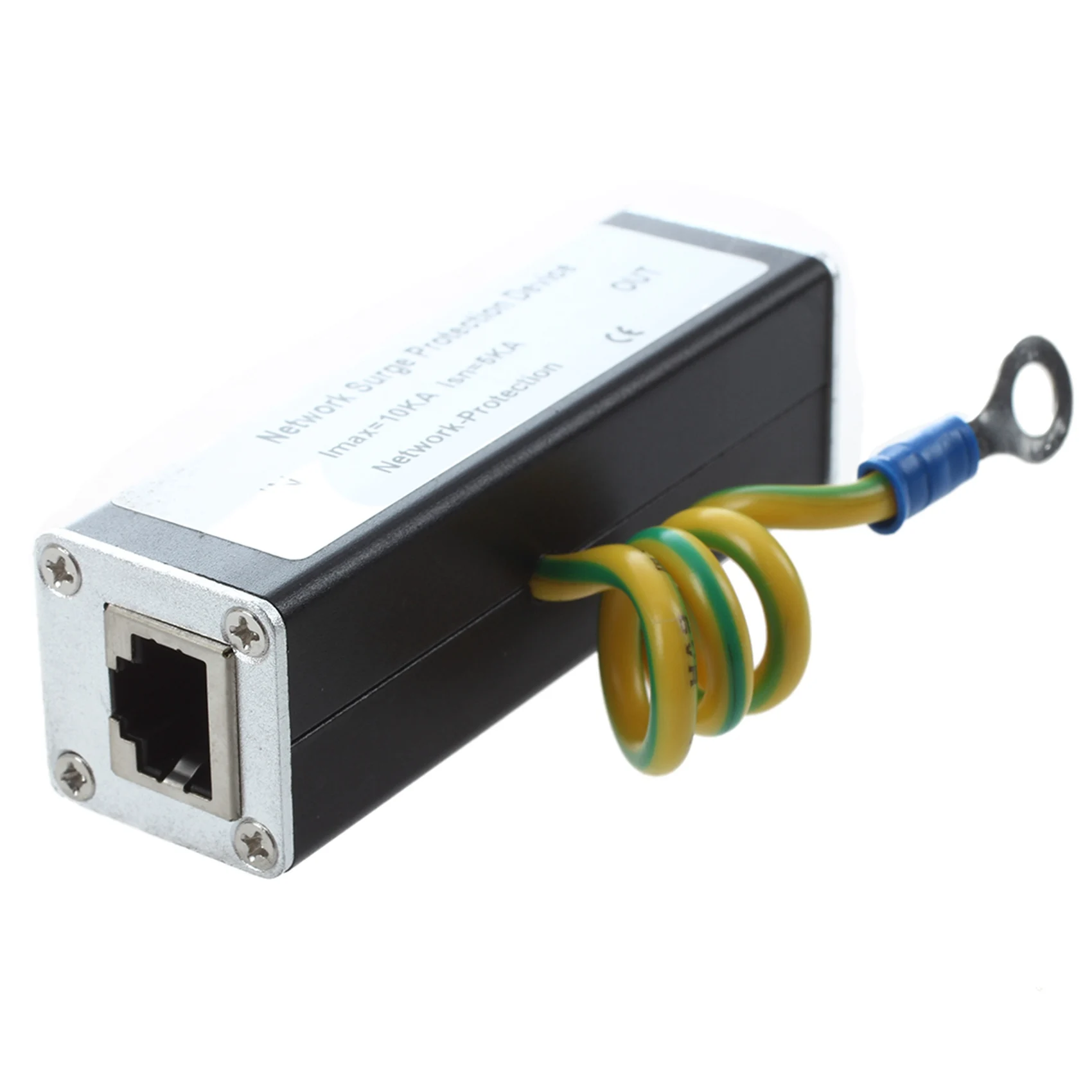 Leading-4X RJ45 Plug Ethernet Network Surge Protector Thunder Arrester 100Mhz