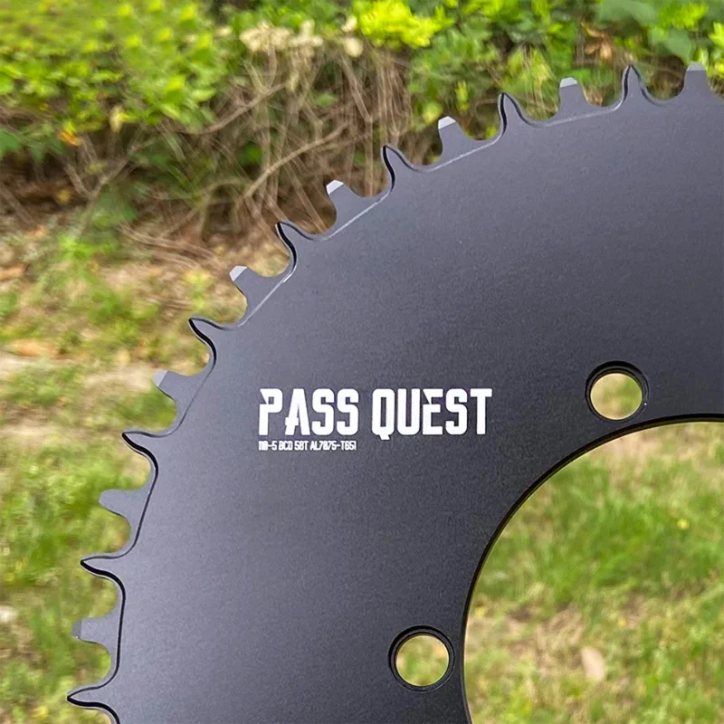 Pass Quest 110 BCD Chainring for 3550 APEX RED Narrow Wide Chainring 110bcd 5 Bolt Chainring 42T 44T 46T 48T 50T 52T 54T 56T 58T