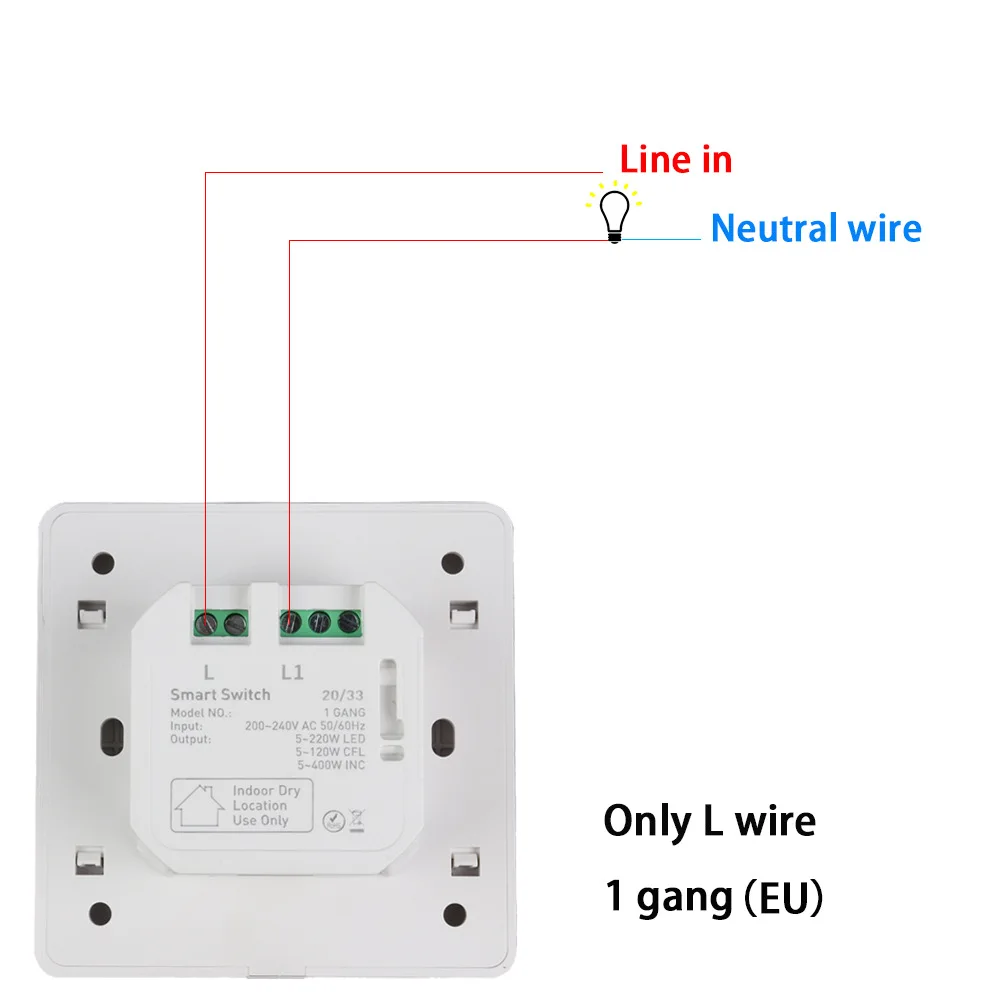 Imagem -05 - Interruptor Inteligente Tuya Zigbee Luz de Parede Botão Compatível com Alexa Google Home Vida Inteligente Não Neutro ue Reino Unido 220v