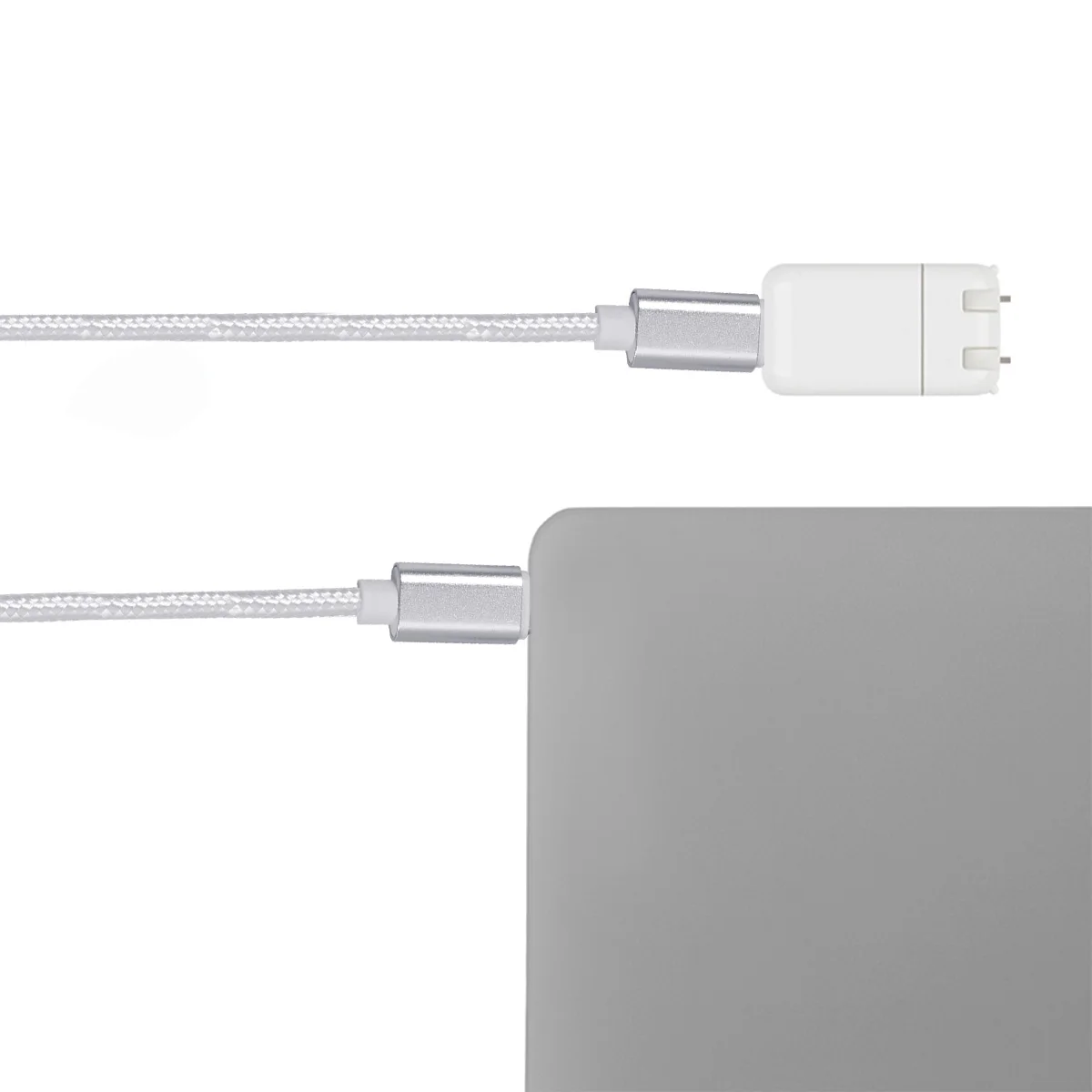 

3.3Ft 1M Type-C Data Cable Nylon Braided Fast Charging Durable Aluminum Connector Usb C Cable For Charging Sync Grey Computer