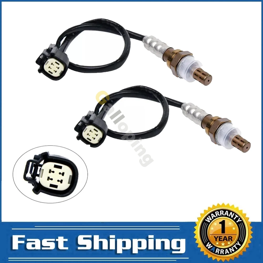 2pcs O2 Oxygen Sensor for 2011-2014 Ford F-150 Edge Flex Mustang 2011 Mercury Mariner Milan Downstream Lambda 4 Wires 234-4489