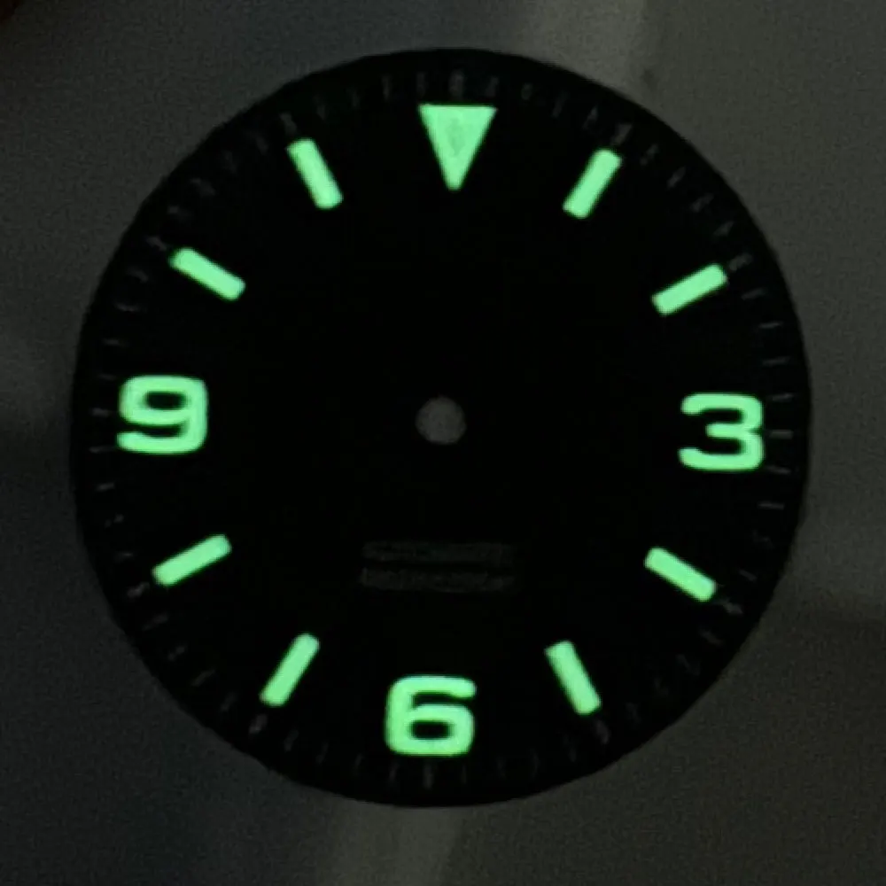 Watch Modify Part 29mm Sterile Ice Blue/Black/Yellow/White/Orange Dial no date Green Lume Fit for SKX NH35 NH36 ETA2824 8215