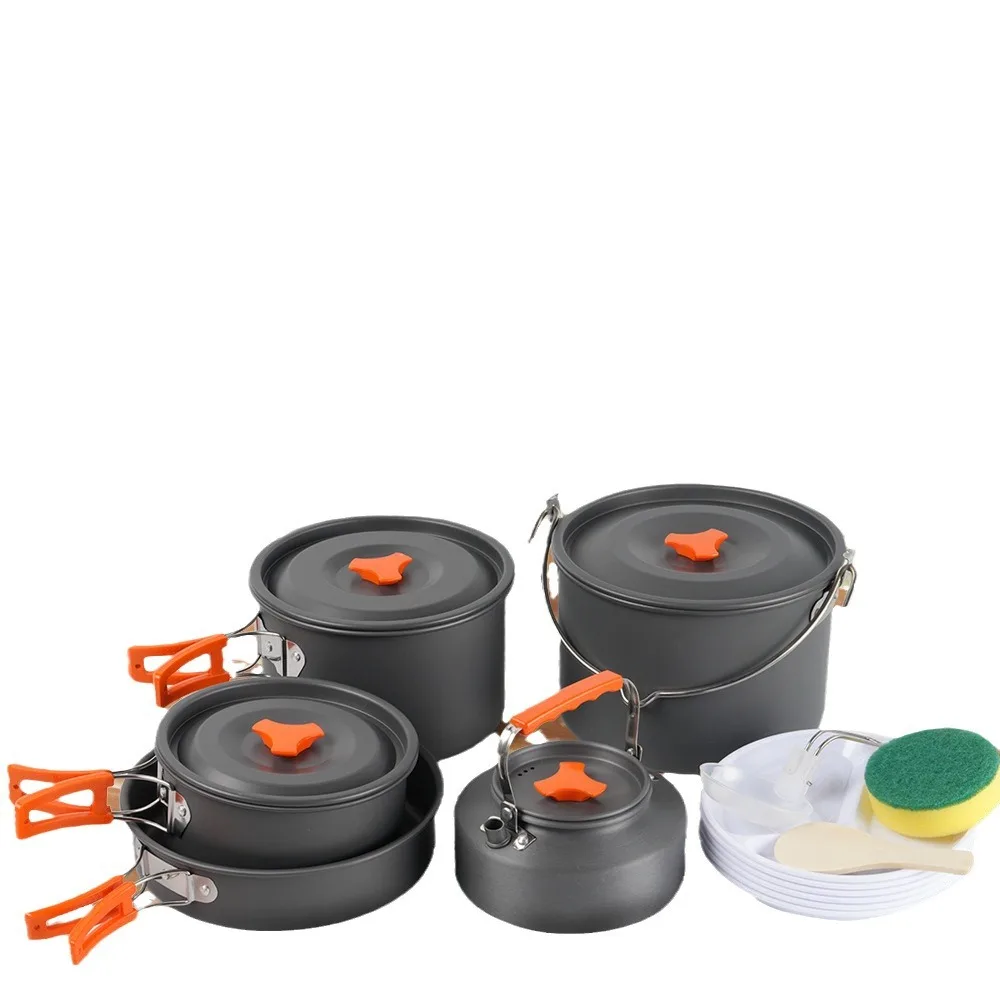

2026 BRS-TS10 /BRS-151 /BRS-153 /BRS-153A /BRS-155 /BRS-155A /BRS-157(6-8p) Outdoor Camping Cook Set