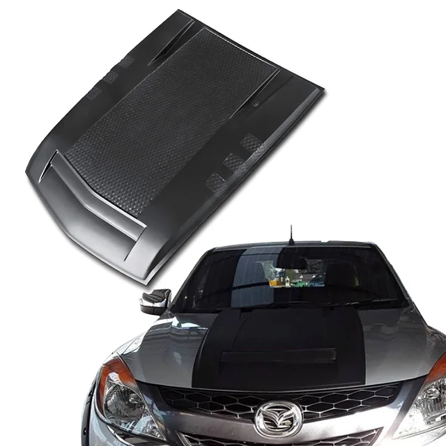 YCSUNZ ABS BT50 Black Engine  Hood Scoop Cover For Mazda BT-50 BT 50 2012 2018 2019 2020 2021 2022  Car Accessories