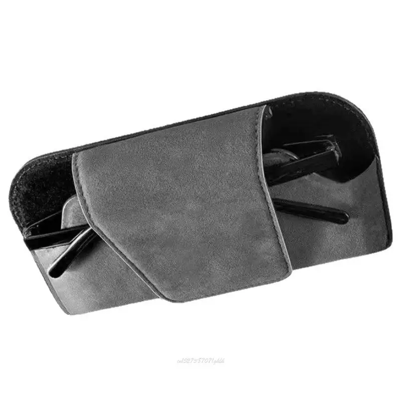 X5XA Mounted Roof Edges Glasses Case Scratch-Proof for Front Travel Use