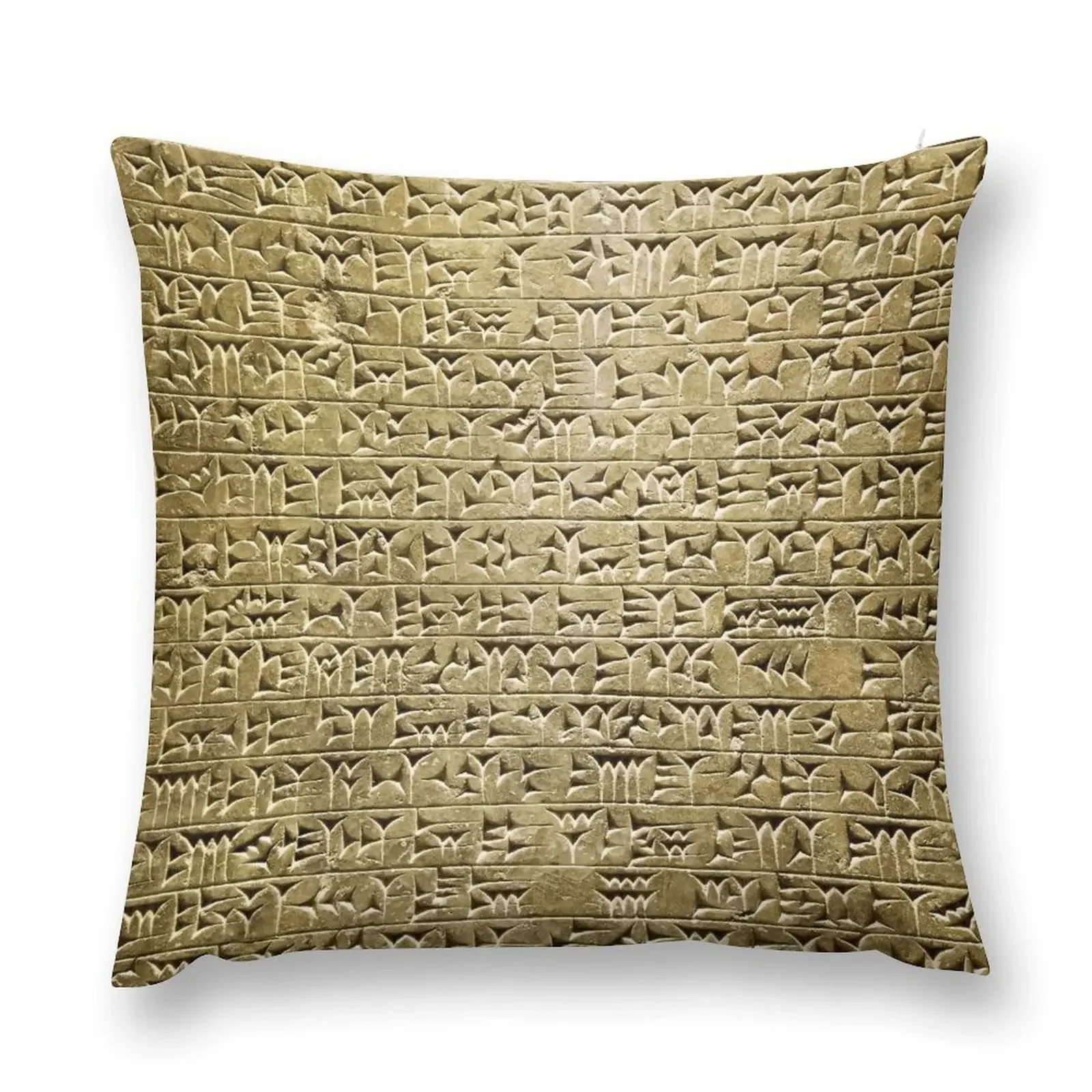 Assyrian Cuneiform Inscription Throw Pillow Luxury Cushion Cover Pillow Cases Decorative Decorative Cover For Living Room pillow