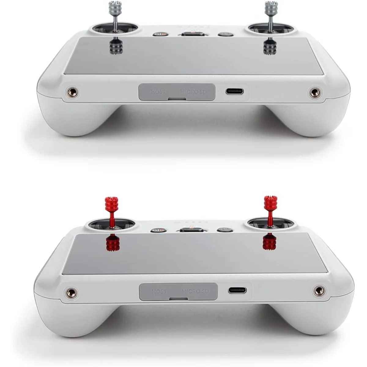 AT59 2 ペアリモコンジョイスティック DJI Mavic 3 Pro/Mini 3 Pro/Air 3S/Mini 4 Pro 親指ロッカースティックドローンアクセサリー