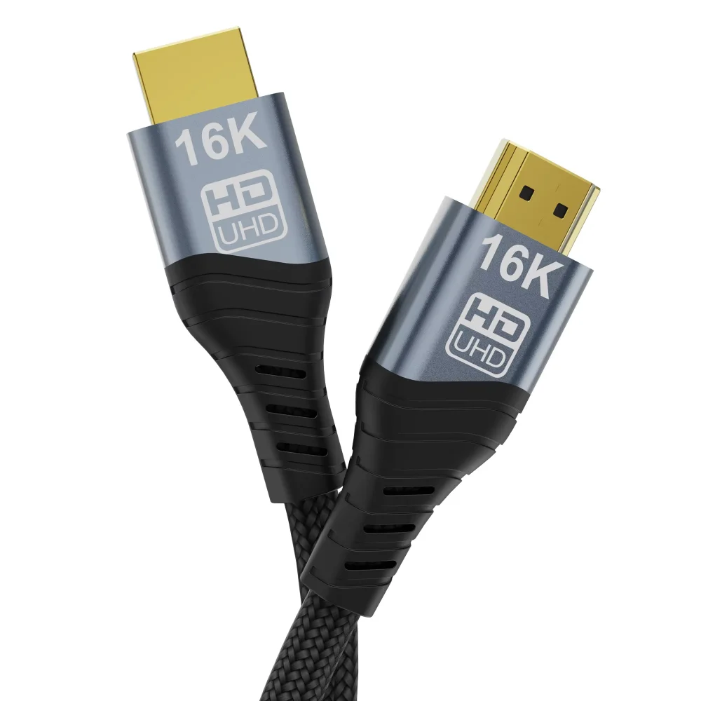 HDMI 2.2 Cable 16K 96Gbps Ultra High Speed Braided Gold Plated 16K@60Hz 8K@240Hz 4K@480Hz HDR 12Bit Compatible with PS5 TV PC