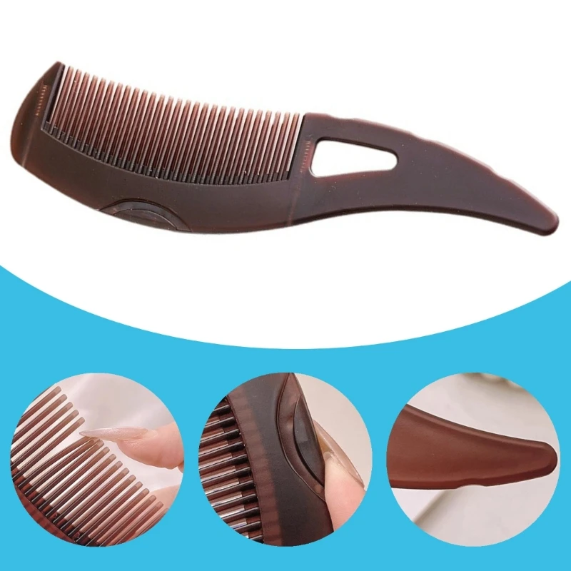 Hollow Tooth Lice Comb Dandruff Comb Fine Tooth Comb Scalp Comb Energy Massage Hair Comb for Men and Women